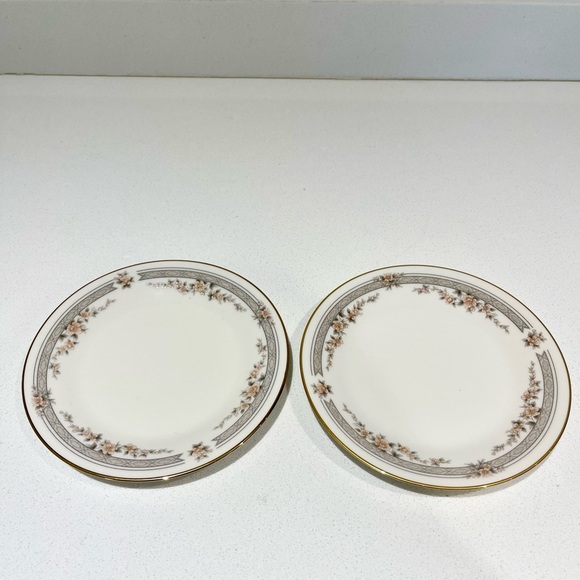 Set of 2 Noritake Fine China Fairview 7263 Bread/Butter dessert Plate 6.5” - Picture 1 of 7